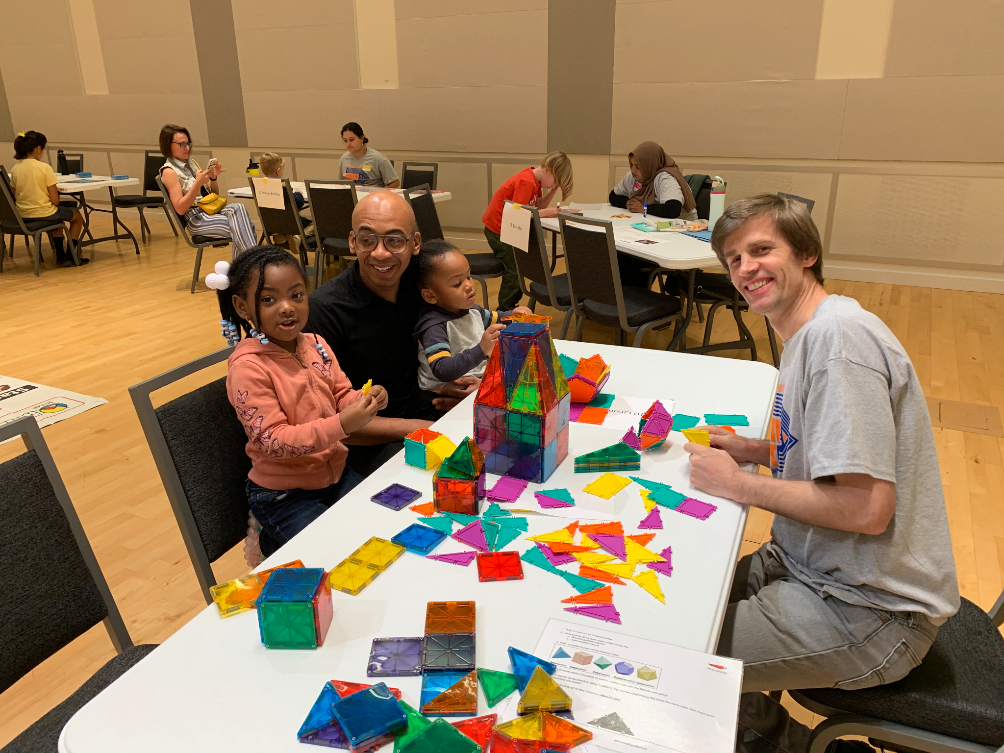 Hands-on activities at the Math Festival